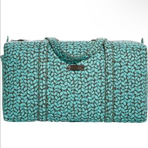 Vera Bradley Duffel Travel Bag Shower Vines